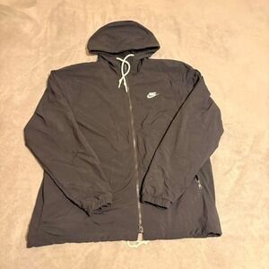 Black Nike Sportswear Woven Windbreaker jacket Size‎ Large